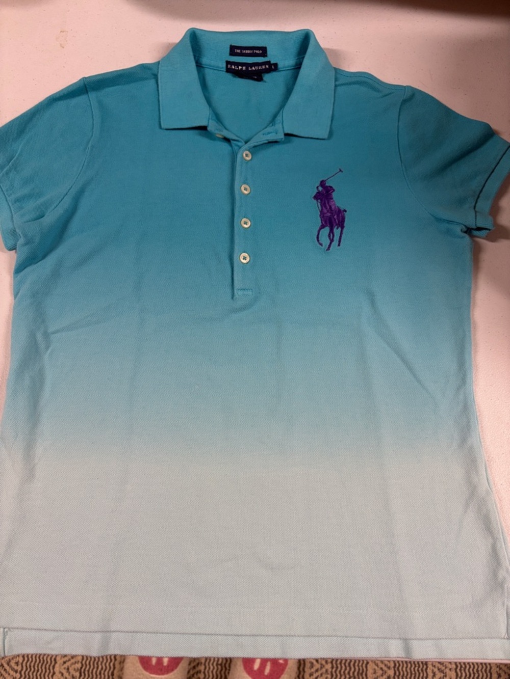 Ralph Lauren Teal Polo Shirt